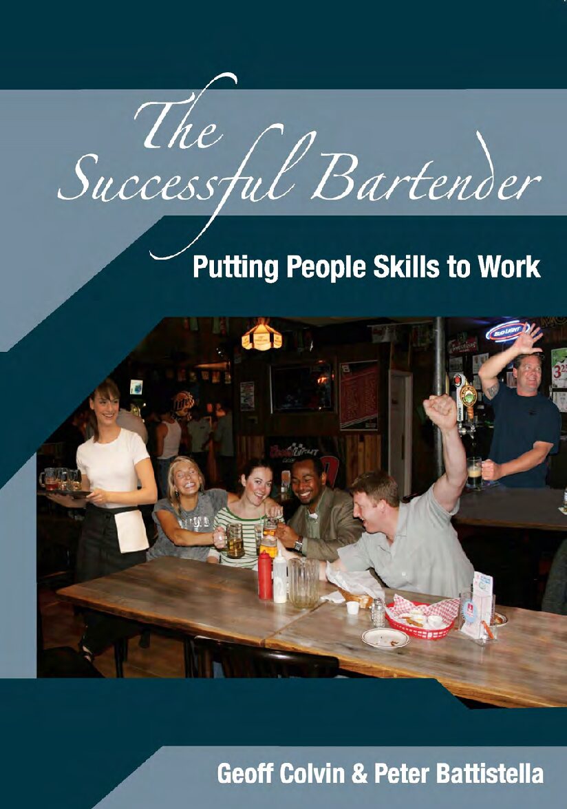 The Successful Bartender...Putting People Skills to Work